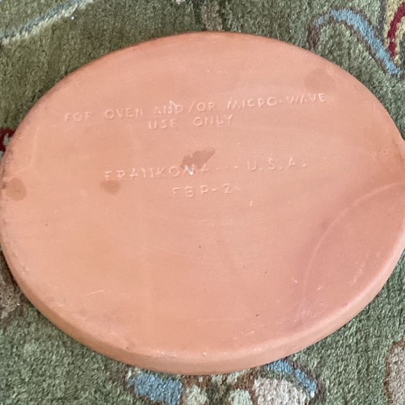 ⚜️ Frankoma Pottery Oval Baking Dish HIGH  GLOSS EGGSHELL PRISTINE PLVC - Picture 6 of 16